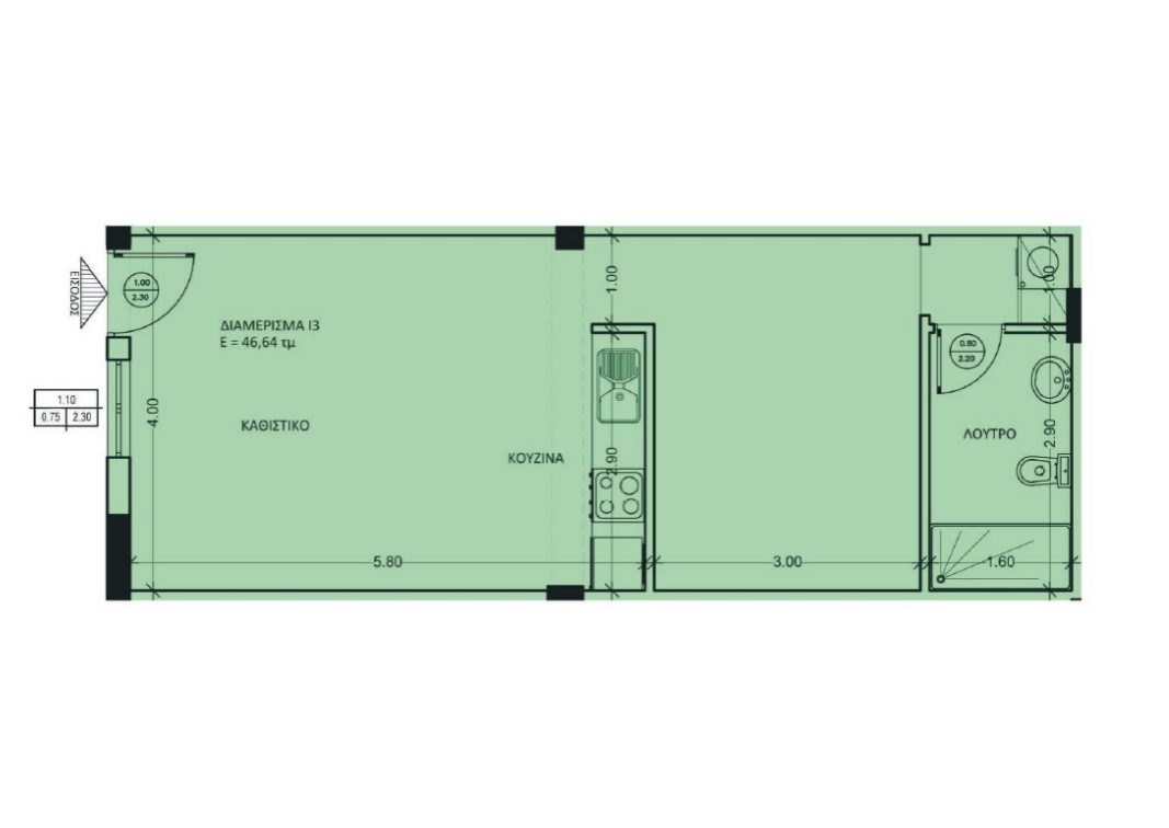 Floor plan I-3